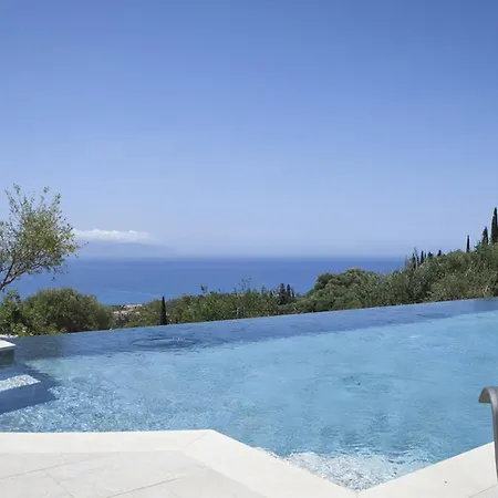 וילה Asteri, Old Skala - Secluded Location - Panoramic Sea Views - Infinity Pool *