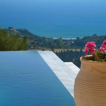 וילה Asteri, Old Skala - Secluded Location - Panoramic Sea Views - Infinity Pool