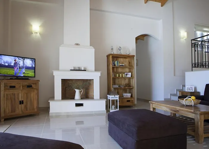 Asteri, Old Skala - Secluded Location - Panoramic Sea Views - Infinity Pool Villa