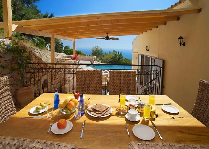Asteri, Old Skala - Secluded Location - Panoramic Sea Views - Infinity Pool