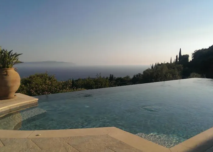 Asteri, Old Skala - Secluded Location - Panoramic Sea Views - Infinity Pool